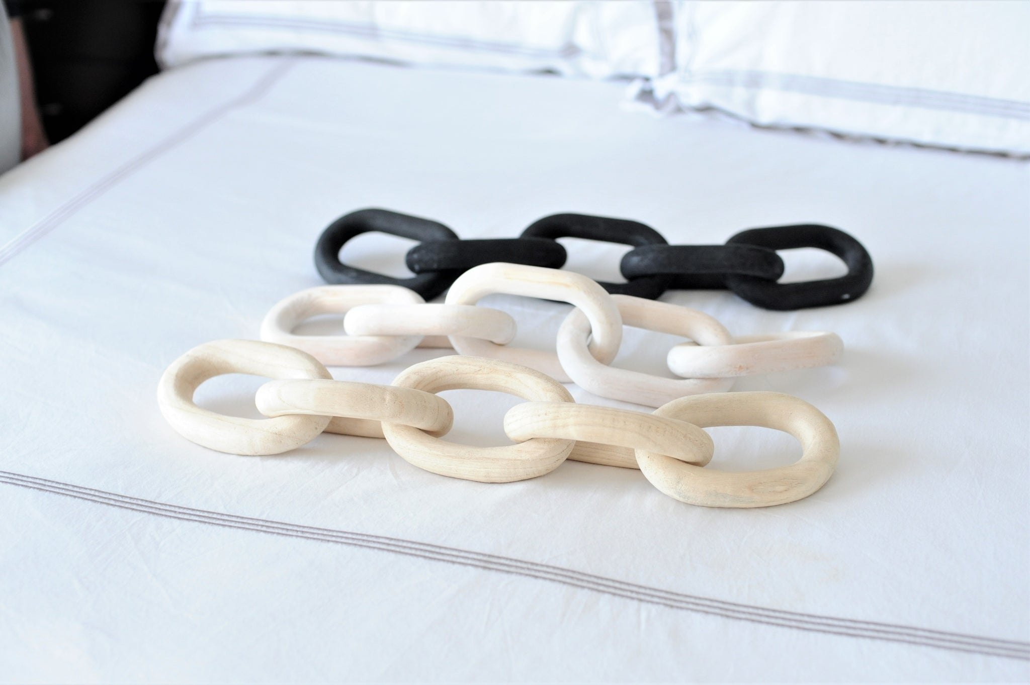 Pale Wood Chain (Large Link), Natural Decor